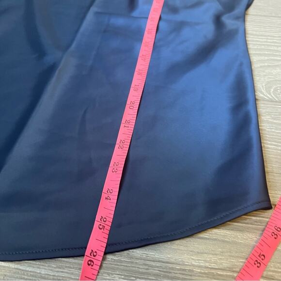 Universal Standard Viva drape neck top blue sz 14 16 - Picture 6 of 8